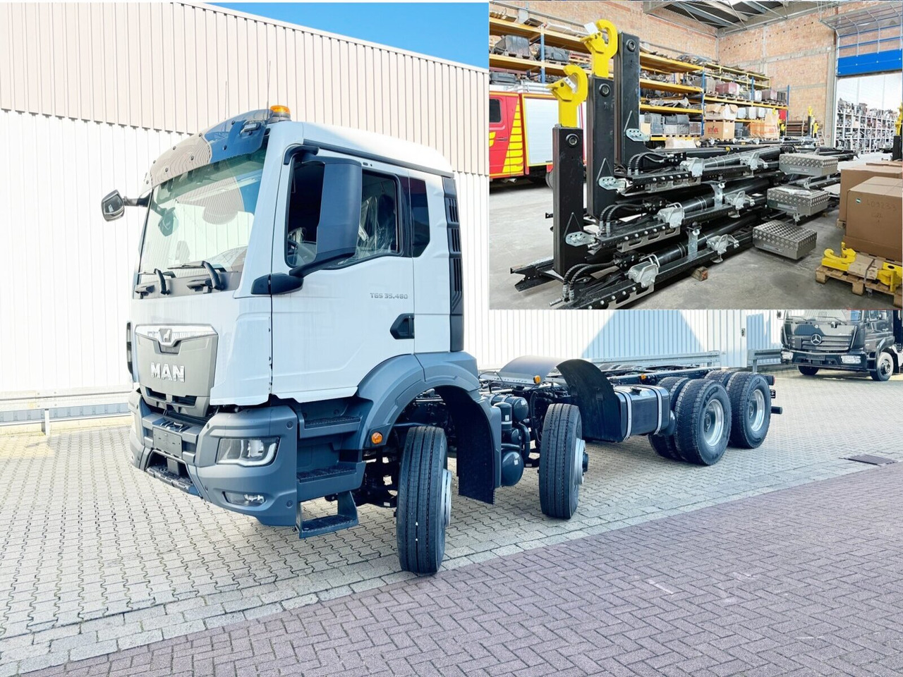 MAN TGS 35.480 8x6H BL CH TGS 35.480 8x6H BL CH, HydroDrive, Navi, Nebenantrieb - Abrollkipper: das Bild 1 MAN TGS 35.480 8x6H BL CH TGS 35.480 8x6H BL CH, HydroDrive, Navi, Nebenantrieb - Abrollkipper: das Bild 1