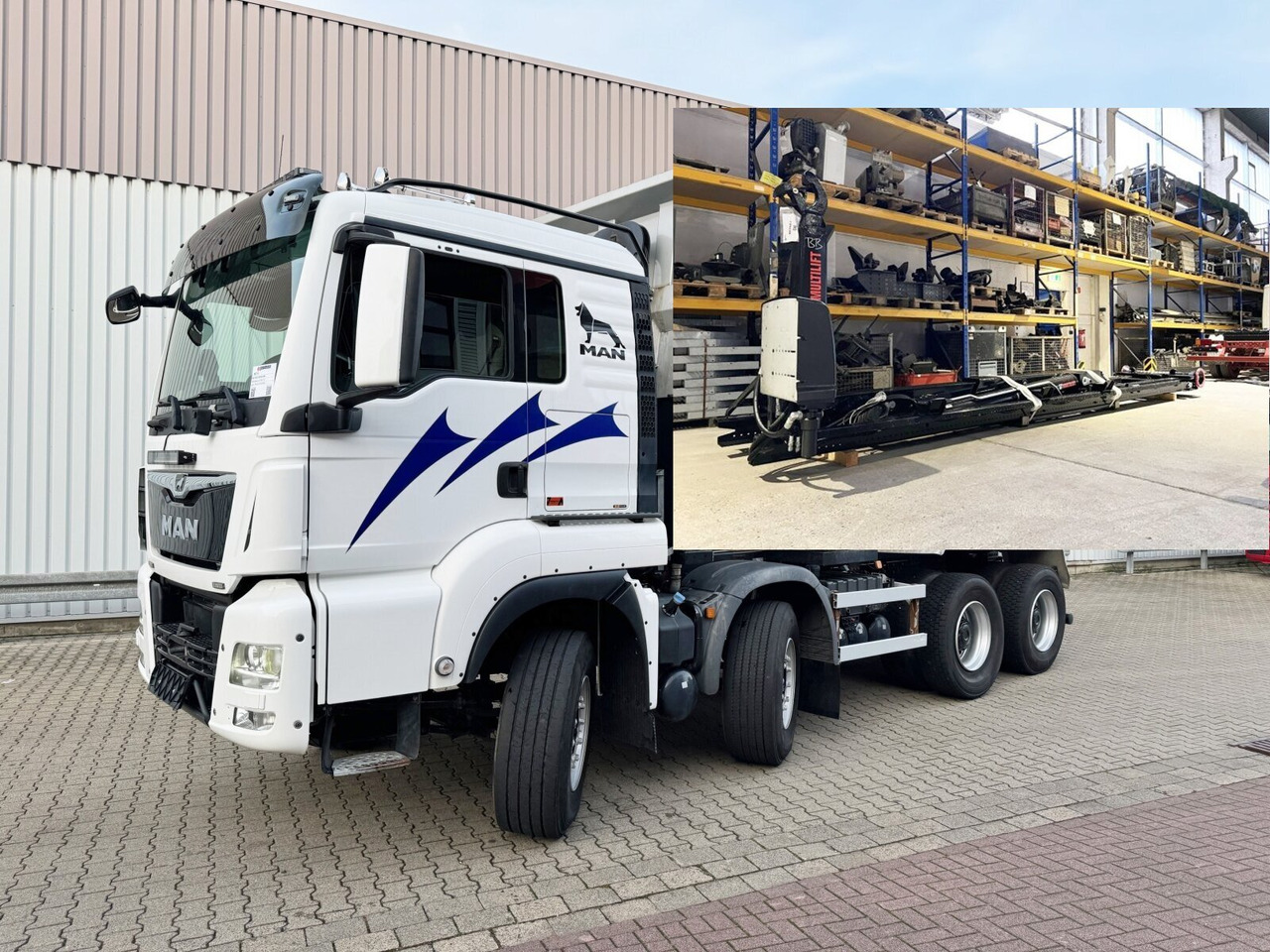 MAN TGS 35.500 8X4 BB TGS 35.500 8X4 BB, Intarder - Abrollkipper: das Bild 1 MAN TGS 35.500 8X4 BB TGS 35.500 8X4 BB, Intarder - Abrollkipper: das Bild 1