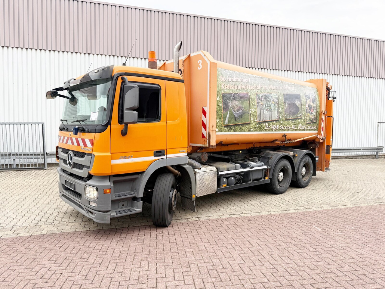 Mercedes-Benz Actros 2641/48 L 6x4 Actros 2641/48 L 6x4, Seilabroller, Haller Lotos, Zöller Schüttung - Müllwagen: das Bild 1 Mercedes-Benz Actros 2641/48 L 6x4 Actros 2641/48 L 6x4, Seilabroller, Haller Lotos, Zöller Schüttung - Müllwagen: das Bild 1