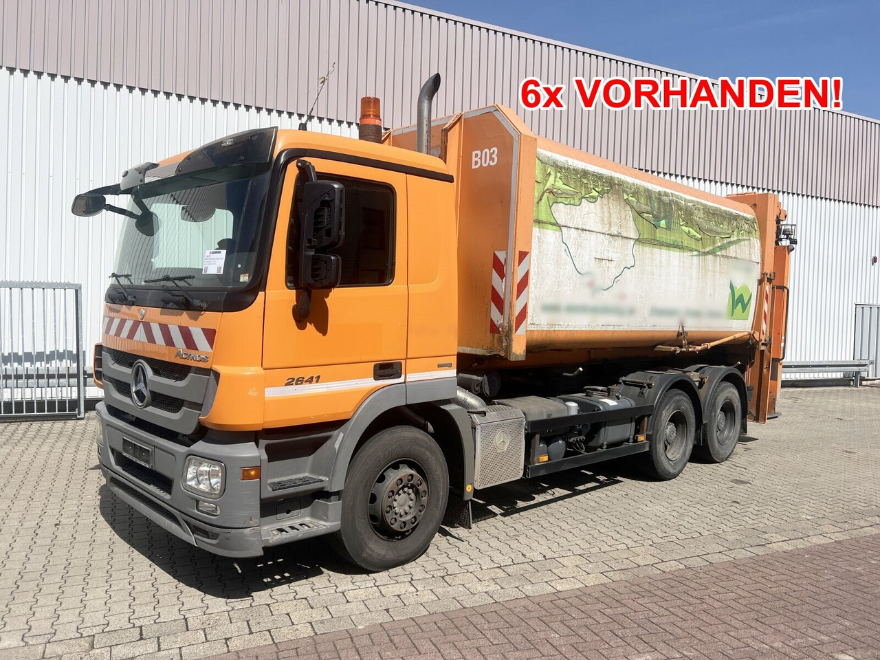 Mercedes-Benz Actros 2641/48 L 6x4 Actros 2641/48 L 6x4, Seilabroller, Haller Lotos, Zöller Schüttung - Müllwagen: das Bild 1 Mercedes-Benz Actros 2641/48 L 6x4 Actros 2641/48 L 6x4, Seilabroller, Haller Lotos, Zöller Schüttung - Müllwagen: das Bild 1
