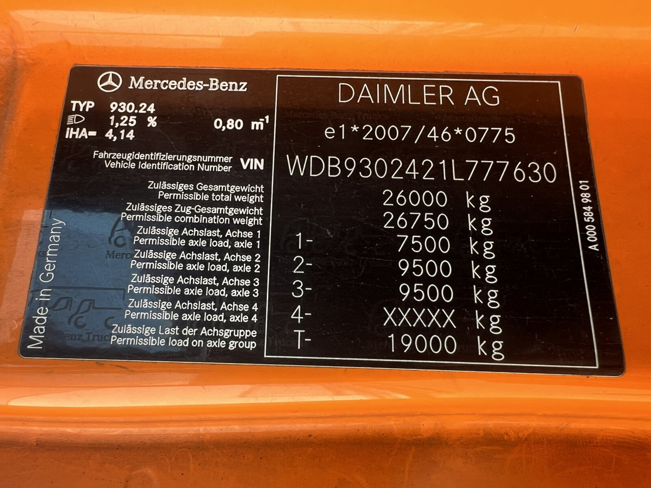 Mercedes-Benz Actros 2641/48 L 6x4 Actros 2641/48 L 6x4, Seilabroller, Haller Lotos, Zöller Schüttung - Müllwagen: das Bild 3 Mercedes-Benz Actros 2641/48 L 6x4 Actros 2641/48 L 6x4, Seilabroller, Haller Lotos, Zöller Schüttung - Müllwagen: das Bild 3