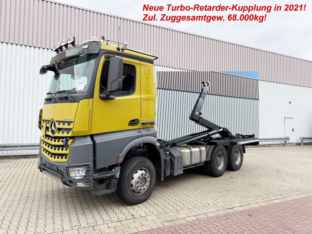 Mercedes-Benz Arocs 3363 K 6x4 Arocs 3363 K 6x4, Grounder, Turbo-Retarder-Kupplung - Abrollkipper: das Bild 1 Mercedes-Benz Arocs 3363 K 6x4 Arocs 3363 K 6x4, Grounder, Turbo-Retarder-Kupplung - Abrollkipper: das Bild 1