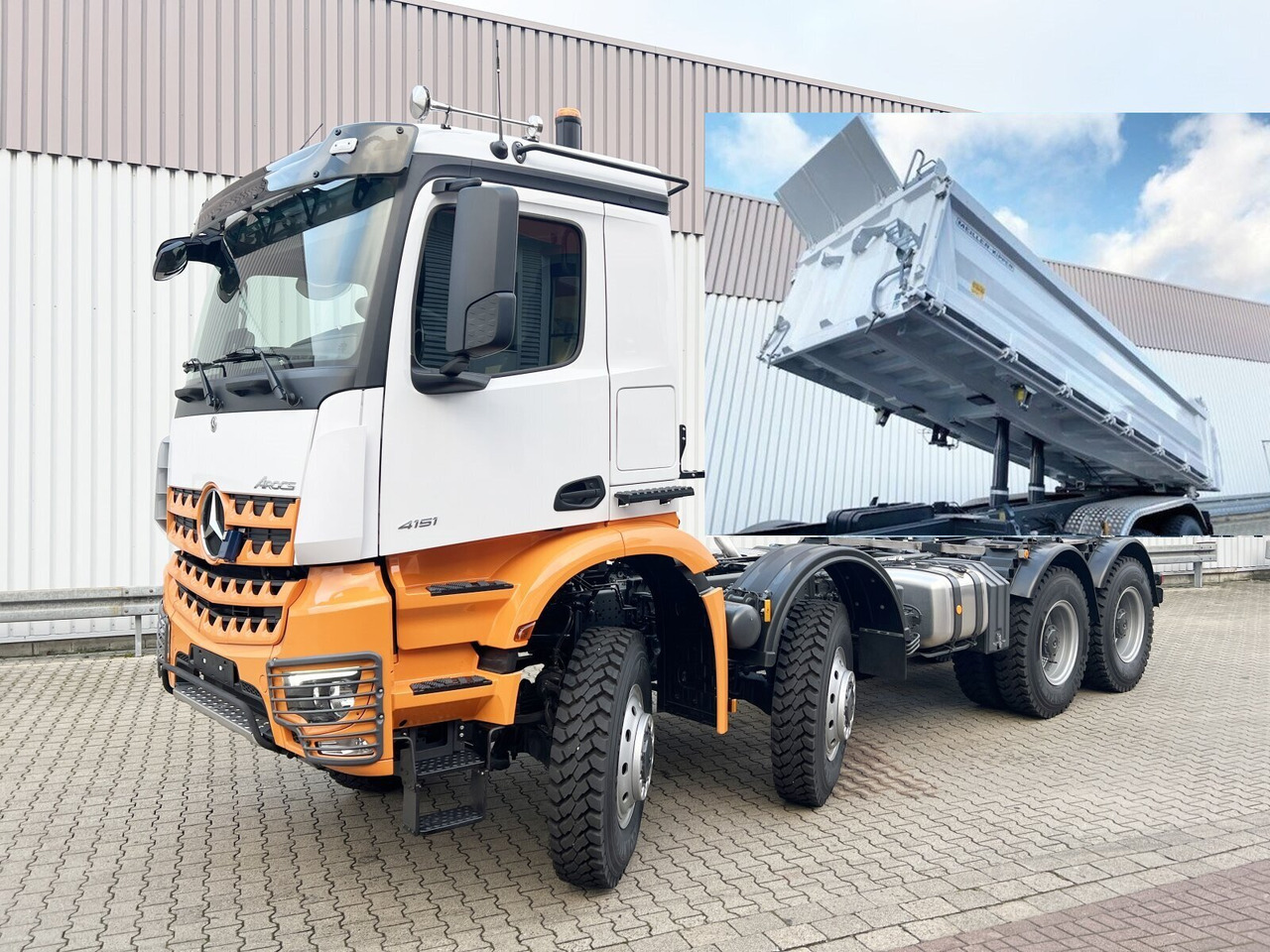 Mercedes-Benz Arocs 4151 AK 8x8/4 Arocs 4151 AK 8x8/4, Grounder - Kipper: das Bild 1 Mercedes-Benz Arocs 4151 AK 8x8/4 Arocs 4151 AK 8x8/4, Grounder - Kipper: das Bild 1