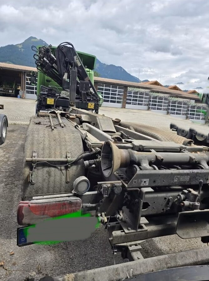 Scania Scania G 480/6x2-4 Scania G 480/6x2-4, Lenk-Liftachse, Hiab Kran Funk 166 HD-3, Abroller XR 18 S 59 - Abrollkipper, Autokran: das Bild 3 Scania Scania G 480/6x2-4 Scania G 480/6x2-4, Lenk-Liftachse, Hiab Kran Funk 166 HD-3, Abroller XR 18 S 59 - Abrollkipper, Autokran: das Bild 3