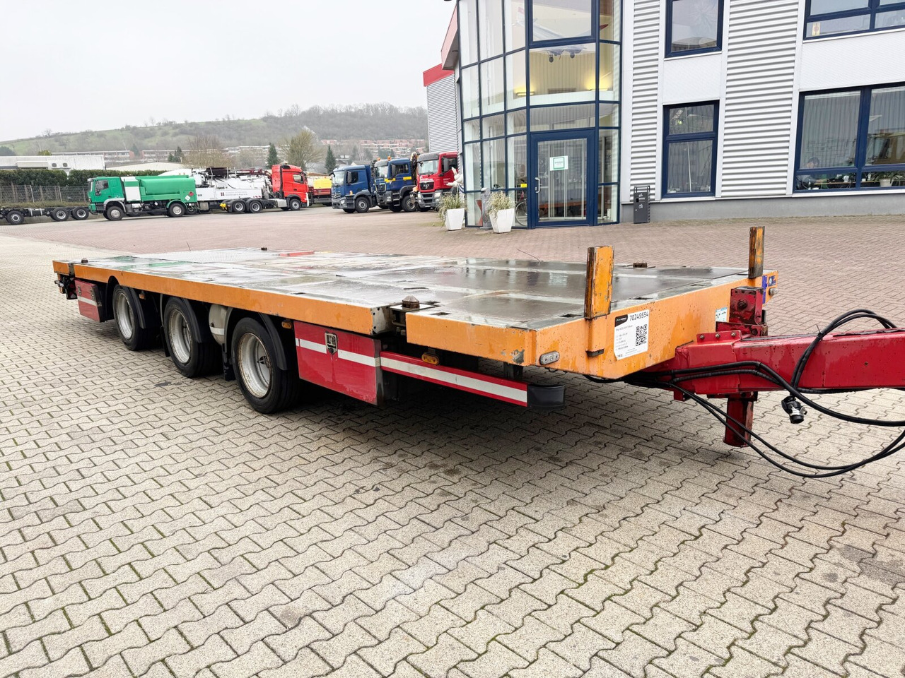 Pritschenanhänger/ Plattformanhänger ZHP 24-32 RUFA ZHP 24-32, TwistLock-Verriegelungen, Verzinkt: das Bild 10