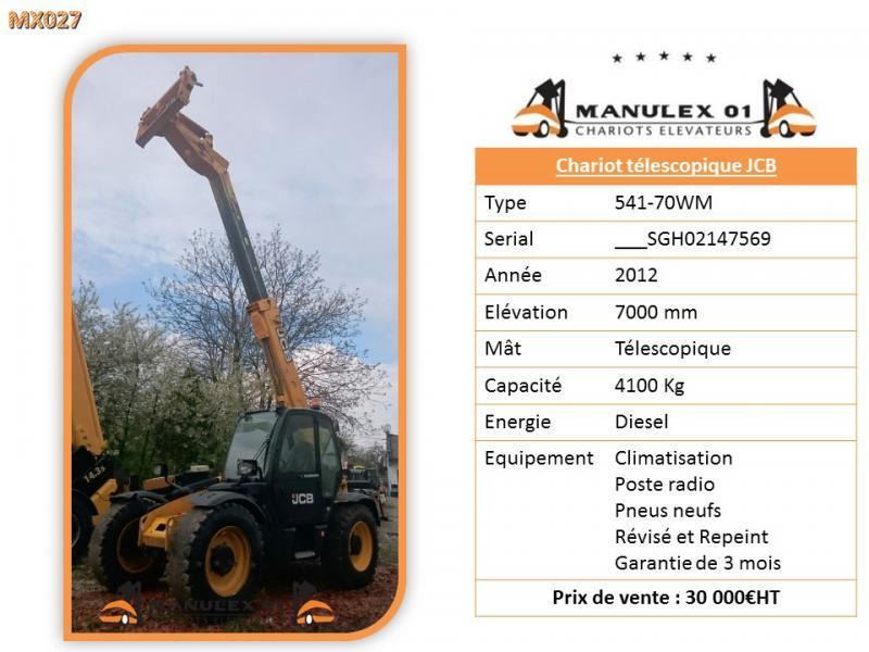 JCB 541-70WM - Teleskoplader: das Bild 4 JCB 541-70WM - Teleskoplader: das Bild 4