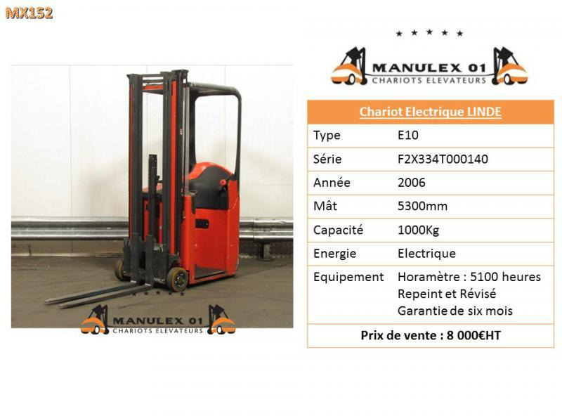 Linde E10 - Elektrostapler: das Bild 2 Linde E10 - Elektrostapler: das Bild 2