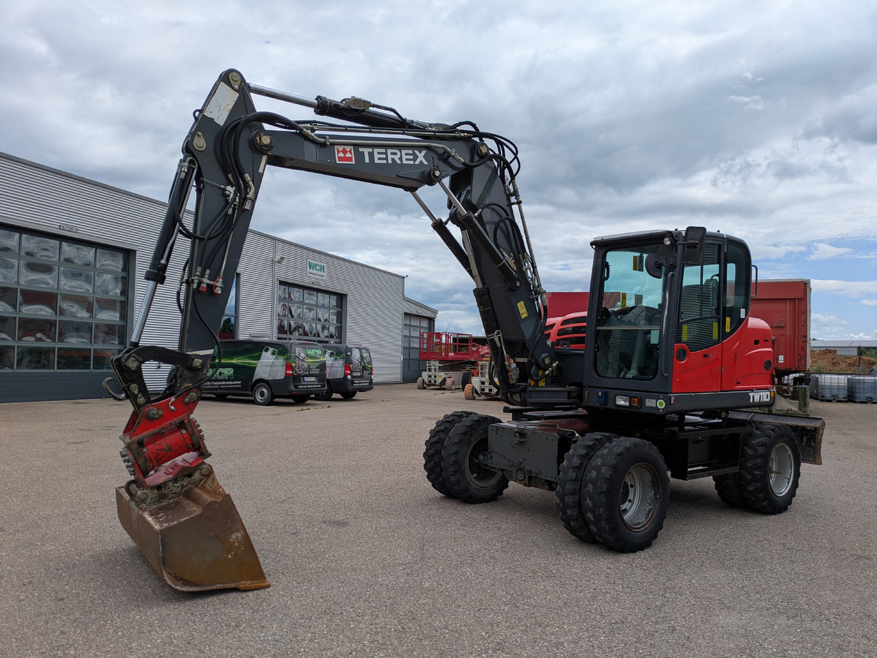 TEREX TW110 Mobilbagger Powertilt Rußpartikelfilter - Mobilbagger: das Bild 1 TEREX TW110 Mobilbagger Powertilt Rußpartikelfilter - Mobilbagger: das Bild 1