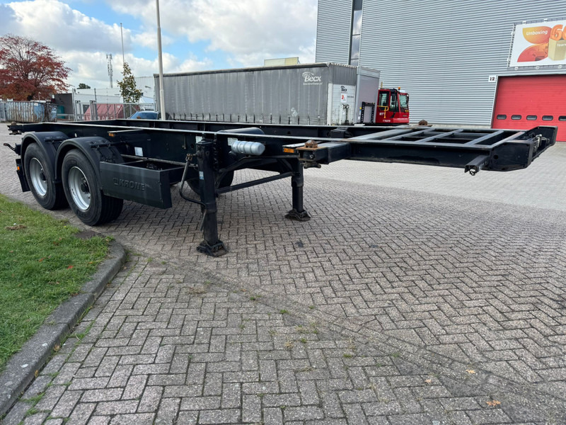 Krone 2-Axle / Chassis / BPW / TUV: 2-2026 / Belgium Trailer - Container/ Wechselfahrgestell Auflieger: das Bild 4 Krone 2-Axle / Chassis / BPW / TUV: 2-2026 / Belgium Trailer - Container/ Wechselfahrgestell Auflieger: das Bild 4