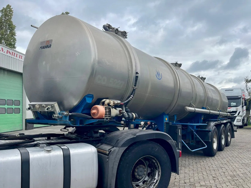 Magyar FOODS / WATER 28000 L, INOX, 1 COMP, spring susp, very good state! - Tankauflieger: das Bild 3 Magyar FOODS / WATER 28000 L, INOX, 1 COMP, spring susp, very good state! - Tankauflieger: das Bild 3