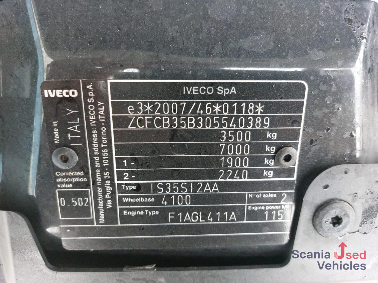 IVECO 35 C 16 Koffer Ladebordwand - Koffer Transporter: das Bild 4 IVECO 35 C 16 Koffer Ladebordwand - Koffer Transporter: das Bild 4