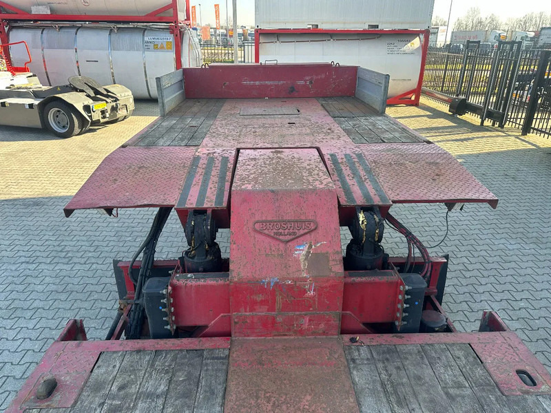 Tieflader Auflieger Broshuis 5ABSD-68/2, FIVE AXLE HYDRAULIC STEERED DOUBLE EXTENDABLE (27m) SEMI LOW LOADER: das Bild 16