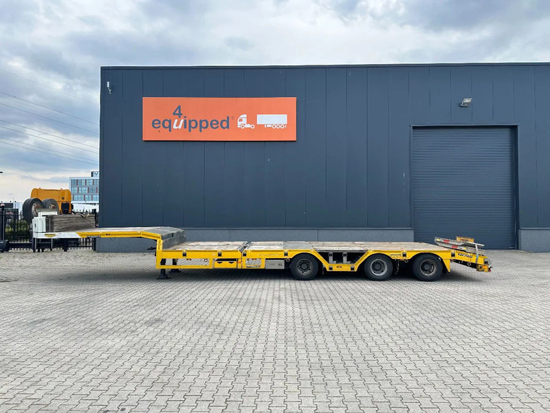 Broshuis E-2190/27 lowloader, wheel well, 4,1m extendable, steering axle - Tieflader Auflieger: das Bild 4 Broshuis E-2190/27 lowloader, wheel well, 4,1m extendable, steering axle - Tieflader Auflieger: das Bild 4