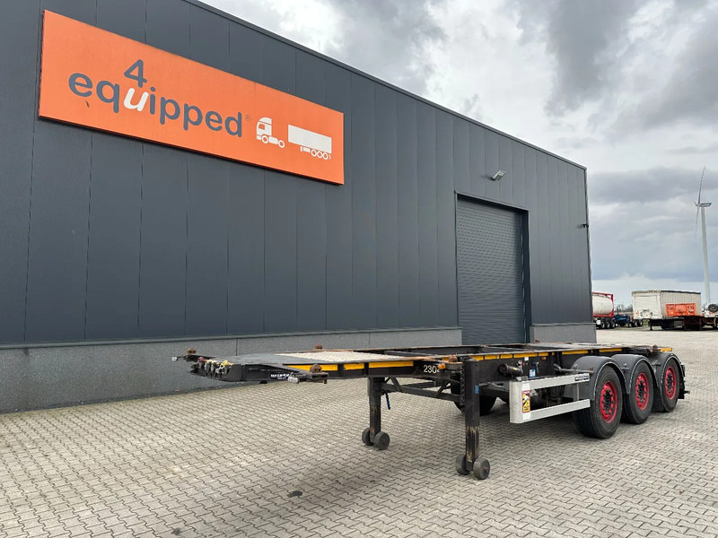 Burg 20FT / 20FT SWAP ADR, Leergewicht : 3.690kg, SAF INTRADISC, 2x Liftachse, NL, APK/ADR: 10-2025, 70% Reifen - Container/ Wechselfahrgestell Auflieger: das Bild 1 Burg 20FT / 20FT SWAP ADR, Leergewicht : 3.690kg, SAF INTRADISC, 2x Liftachse, NL, APK/ADR: 10-2025, 70% Reifen - Container/ Wechselfahrgestell Auflieger: das Bild 1
