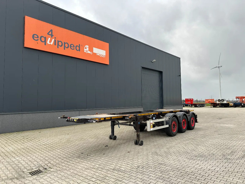 Burg 20FT ADR (EX/II, EX/III, FL, AT) Chassis, Leergewicht : 3.690kg, SAF INTRADISC, 2x Liftachse, NL-Chassis - Container/ Wechselfahrgestell Auflieger: das Bild 1 Burg 20FT ADR (EX/II, EX/III, FL, AT) Chassis, Leergewicht : 3.690kg, SAF INTRADISC, 2x Liftachse, NL-Chassis - Container/ Wechselfahrgestell Auflieger: das Bild 1