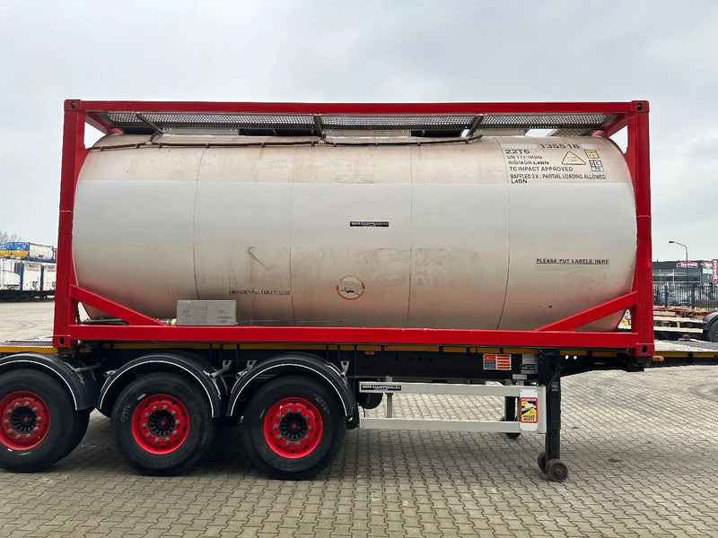 Burg 20FT ADR (EX/II, EX/III, FL, AT) Chassis + Tankcontainer 26.000L /3 baffels - Tankauflieger: das Bild 3 Burg 20FT ADR (EX/II, EX/III, FL, AT) Chassis + Tankcontainer 26.000L /3 baffels - Tankauflieger: das Bild 3
