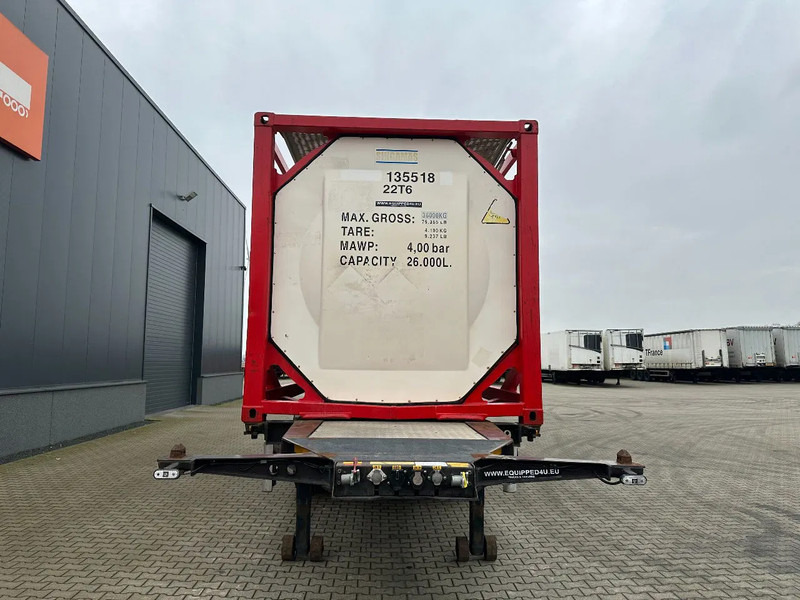Burg 20FT ADR (EX/II, EX/III, FL, AT) Chassis + Tankcontainer 26.000L /3 baffels - Tankauflieger: das Bild 5 Burg 20FT ADR (EX/II, EX/III, FL, AT) Chassis + Tankcontainer 26.000L /3 baffels - Tankauflieger: das Bild 5