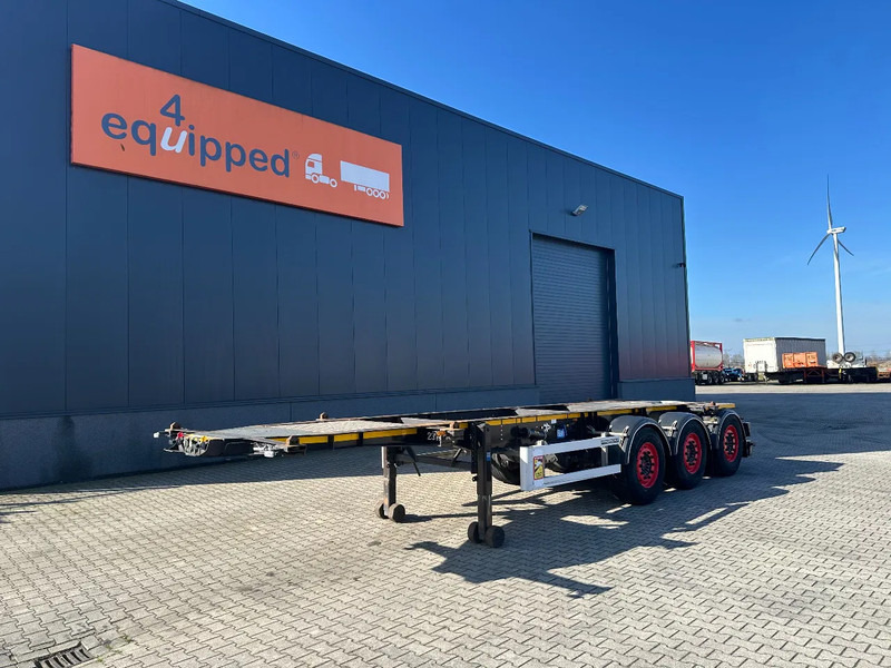 Burg 20FT ADR (EX/II, EX/III, FL, AT), Leergewicht : 3.690kg, SAF INTRADISC, 2x Liftachse, NL-Chassis, , APK/ADR: 07-2025 - Container/ Wechselfahrgestell Auflieger: das Bild 1 Burg 20FT ADR (EX/II, EX/III, FL, AT), Leergewicht : 3.690kg, SAF INTRADISC, 2x Liftachse, NL-Chassis, , APK/ADR: 07-2025 - Container/ Wechselfahrgestell Auflieger: das Bild 1