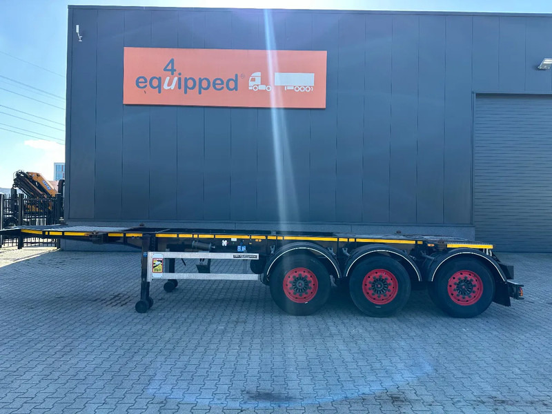 Burg 20FT ADR (EX/II, EX/III, FL, AT), Leergewicht: 3.690kg, SAF INTRADISC, 2x liftaxle, ALCOA, NL-Chassis, APK/ADR: 08-2025 - Container/ Wechselfahrgestell Auflieger: das Bild 2 Burg 20FT ADR (EX/II, EX/III, FL, AT), Leergewicht: 3.690kg, SAF INTRADISC, 2x liftaxle, ALCOA, NL-Chassis, APK/ADR: 08-2025 - Container/ Wechselfahrgestell Auflieger: das Bild 2