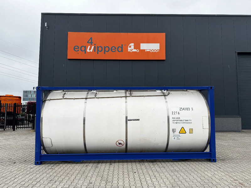 CIMC 20FT ISO, 25.050L / 1-COMP / 3 BAFFELS / T11 / 4 manholes / ADR valid until 04/2027 - Tankcontainer: das Bild 2 CIMC 20FT ISO, 25.050L / 1-COMP / 3 BAFFELS / T11 / 4 manholes / ADR valid until 04/2027 - Tankcontainer: das Bild 2