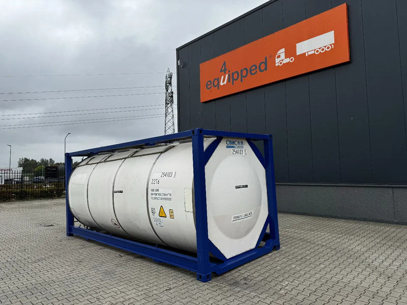 CIMC 20FT ISO, 25.050L / 1-COMP / 3 BAFFELS / T11 / 4 manholes / ADR valid until 04/2027 - Tankcontainer: das Bild 3 CIMC 20FT ISO, 25.050L / 1-COMP / 3 BAFFELS / T11 / 4 manholes / ADR valid until 04/2027 - Tankcontainer: das Bild 3