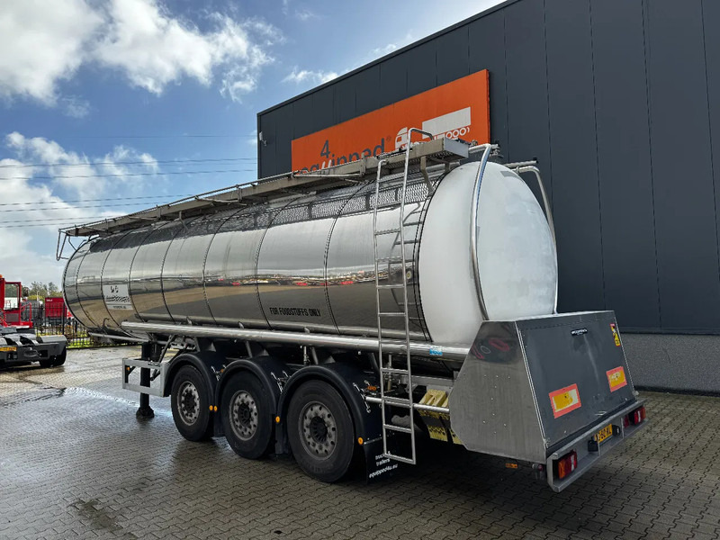 Feldbinder LEBENSMITTEL / LEVENSMIDDELEN FOOD / 33.500L / 3-COMP / PUMPE / INOX / NL-trailer / APK: 05-2026 - Tankauflieger: das Bild 4 Feldbinder LEBENSMITTEL / LEVENSMIDDELEN FOOD / 33.500L / 3-COMP / PUMPE / INOX / NL-trailer / APK: 05-2026 - Tankauflieger: das Bild 4