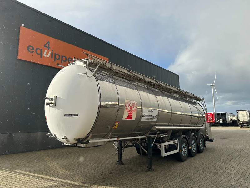 Feldbinder LEBENSMITTEL / LEVENSMIDDELEN FOOD / 33.500L / 3-COMP / PUMPE / INOX / NL-trailer / APK: 07-2026 - Tankauflieger: das Bild 1 Feldbinder LEBENSMITTEL / LEVENSMIDDELEN FOOD / 33.500L / 3-COMP / PUMPE / INOX / NL-trailer / APK: 07-2026 - Tankauflieger: das Bild 1