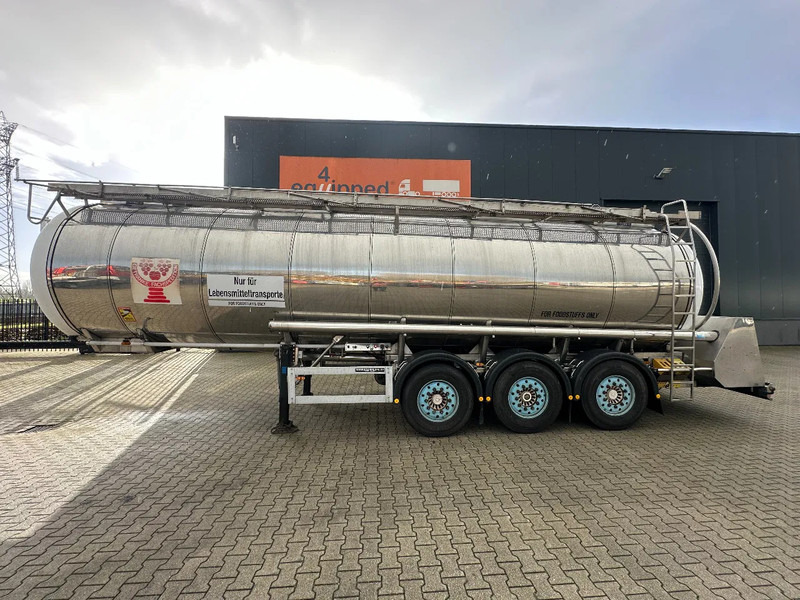 Feldbinder LEBENSMITTEL / LEVENSMIDDELEN FOOD / 33.500L / 3-COMP / PUMPE / INOX / NL-trailer / APK: 07-2026 - Tankauflieger: das Bild 2 Feldbinder LEBENSMITTEL / LEVENSMIDDELEN FOOD / 33.500L / 3-COMP / PUMPE / INOX / NL-trailer / APK: 07-2026 - Tankauflieger: das Bild 2