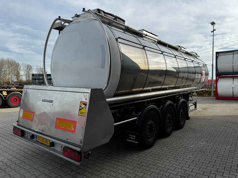 Feldbinder LEBENSMITTEL / LEVENSMIDDELEN FOOD / 33.500L / 3-COMP / PUMPE / INOX / NL-trailer / APK: 10-2026 - Tankauflieger: das Bild 3 Feldbinder LEBENSMITTEL / LEVENSMIDDELEN FOOD / 33.500L / 3-COMP / PUMPE / INOX / NL-trailer / APK: 10-2026 - Tankauflieger: das Bild 3