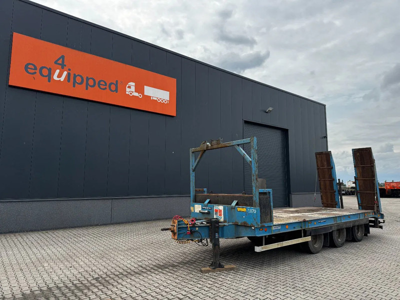 Kaiser 3 axle drawbar trailer, ramps, spring suspension, hardwooden floor - Tieflader Anhänger: das Bild 1 Kaiser 3 axle drawbar trailer, ramps, spring suspension, hardwooden floor - Tieflader Anhänger: das Bild 1