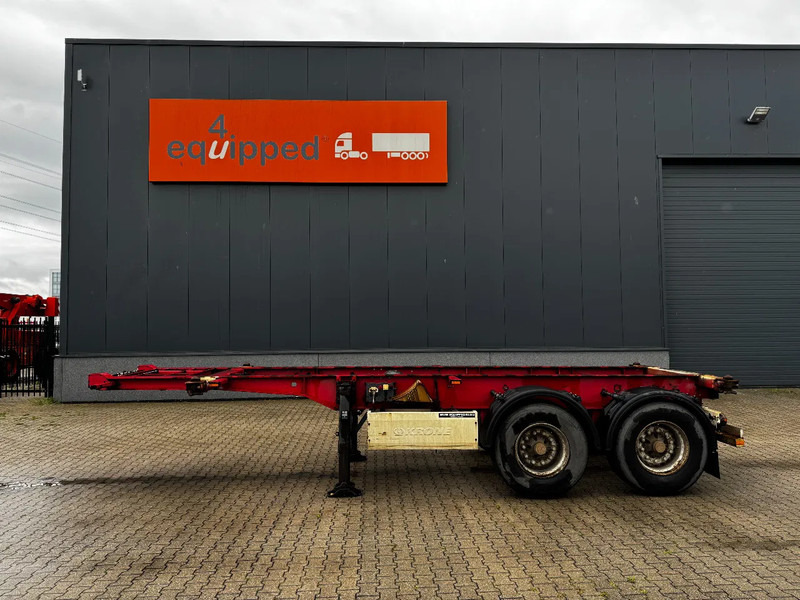Krone 2-assig 20FT chassis, BPW + trommel, luchtvering, leeggewicht: 3.180kg - Container/ Wechselfahrgestell Auflieger: das Bild 3 Krone 2-assig 20FT chassis, BPW + trommel, luchtvering, leeggewicht: 3.180kg - Container/ Wechselfahrgestell Auflieger: das Bild 3