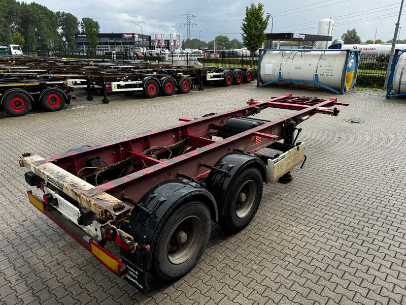 Krone 2-axle 20FT chassis, BPW + drumbrakes, airsuspension, empty weight: 3.180kg, 2x available - Container/ Wechselfahrgestell Auflieger: das Bild 3 Krone 2-axle 20FT chassis, BPW + drumbrakes, airsuspension, empty weight: 3.180kg, 2x available - Container/ Wechselfahrgestell Auflieger: das Bild 3