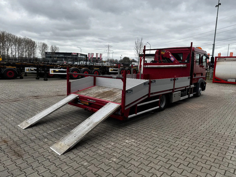Autotransporter LKW, Autokran MAN TGL 8.180 Dubbele Cabine (DOKA), HMF535 K3 kraan met slechts 283 uur en 211.164km, EURO-6, oprij-platen, NL-truck, APK: 11/2025: das Bild 7