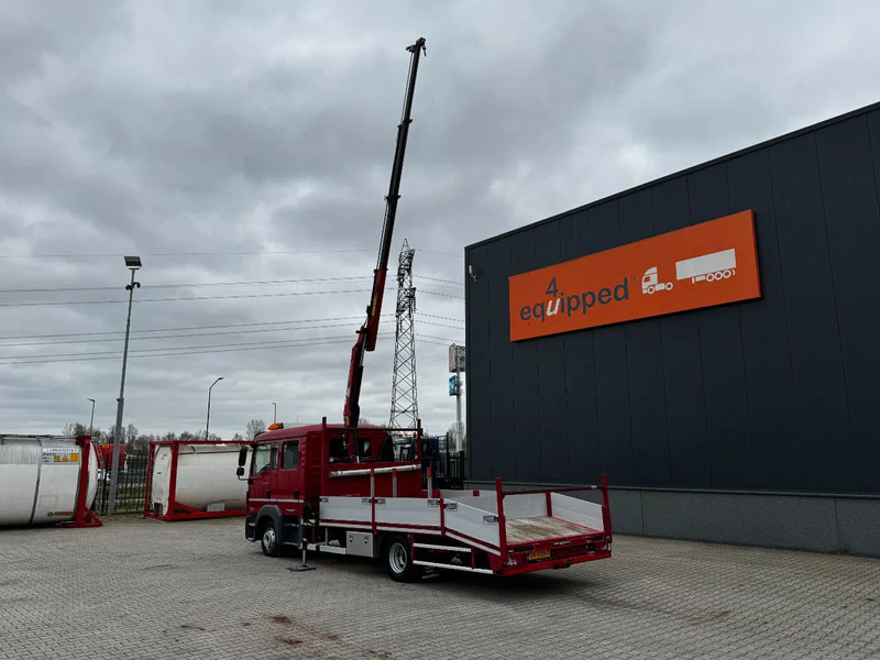 Autotransporter LKW, Autokran MAN TGL 8.180 Dubbele Cabine (DOKA), HMF535 K3 kraan met slechts 283 uur en 211.164km, EURO-6, oprij-platen, NL-truck, APK: 11/2025: das Bild 11