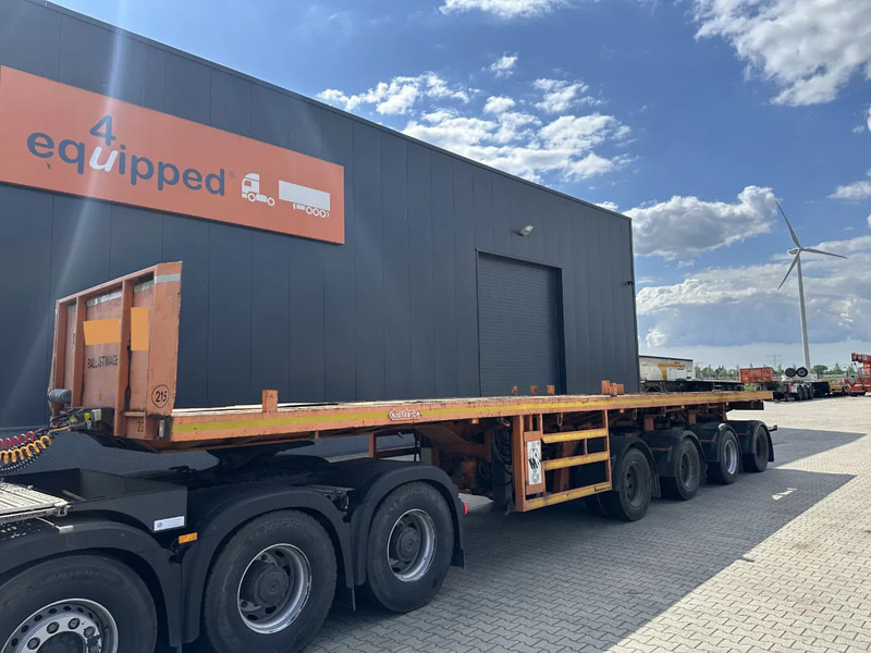Nooteboom OVB-73-04, 73 tons Ballast trailer, 4 axles, 3 hydraulic steering axles, MOT 12/2025 - Pritschenauflieger/ Plattformauflieger: das Bild 1 Nooteboom OVB-73-04, 73 tons Ballast trailer, 4 axles, 3 hydraulic steering axles, MOT 12/2025 - Pritschenauflieger/ Plattformauflieger: das Bild 1