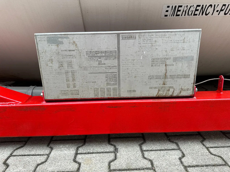 Lagertank Für die Beförderung von Kraftstoff SINGAMAS 20FT ISO, 26.000L/1-COMP/3 BAFFELS/3 manholes, 5Y: 08-2027, L4BN, T11: das Bild 12