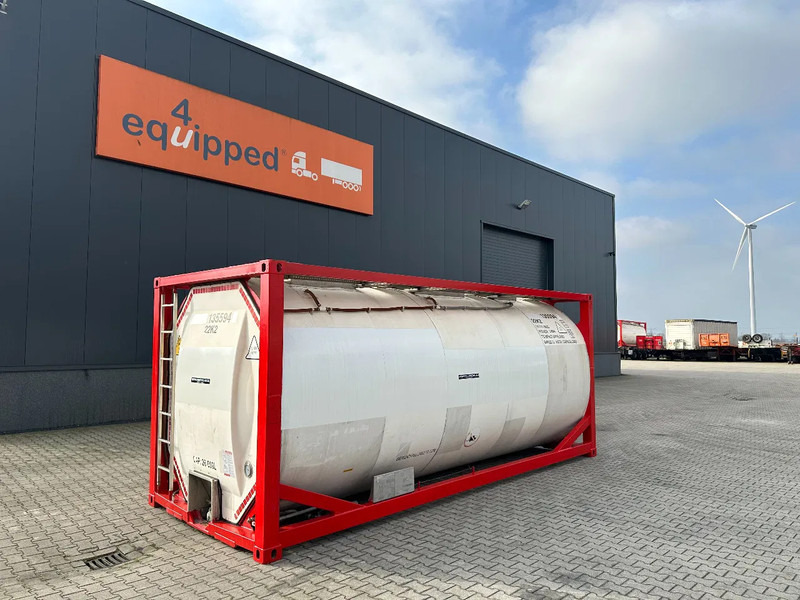 SINGAMAS 20FT ISO, 26.000L/1-COMP/3 BAFFELS/3 manholes, 5Y: 08-2027, L4BN, T11 - Lagertank: das Bild 1 SINGAMAS 20FT ISO, 26.000L/1-COMP/3 BAFFELS/3 manholes, 5Y: 08-2027, L4BN, T11 - Lagertank: das Bild 1