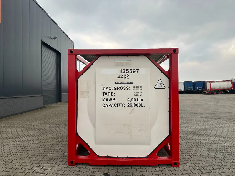 Lagertank Für die Beförderung von Kraftstoff SINGAMAS 20FT ISO, 26.000L/1-COMP/3 BAFFELS/3 manholes, 5Y: 08-2027, L4BN, T11: das Bild 11