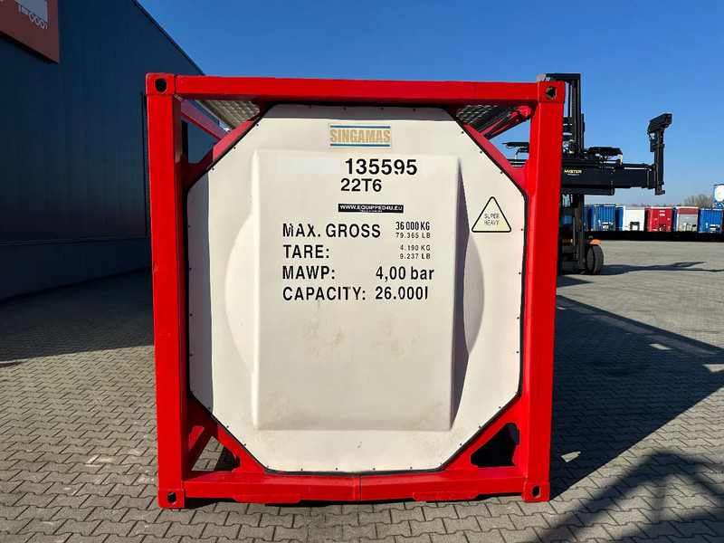 SINGAMAS 20FT ISO, 26.000L/1-COMP/3 BAFFELS/3 manholes, 5Y inspection: 06/2027, L4BN - Lagertank: das Bild 5 SINGAMAS 20FT ISO, 26.000L/1-COMP/3 BAFFELS/3 manholes, 5Y inspection: 06/2027, L4BN - Lagertank: das Bild 5