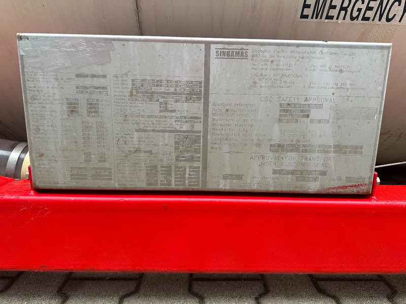 Tankcontainer Für die Beförderung von Kraftstoff SINGAMAS 20FT ISO, 26.000L/1-COMP/3 BAFFELS/3 manholes, 5Y inspection: 06/2027: das Bild 11