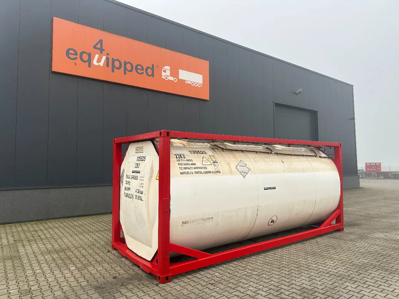 SINGAMAS 20FT ISO, 26.000L/1-COMP/3 BAFFELS/3 manholes, 5Y inspection: 06/2027 - Lagertank: das Bild 1 SINGAMAS 20FT ISO, 26.000L/1-COMP/3 BAFFELS/3 manholes, 5Y inspection: 06/2027 - Lagertank: das Bild 1