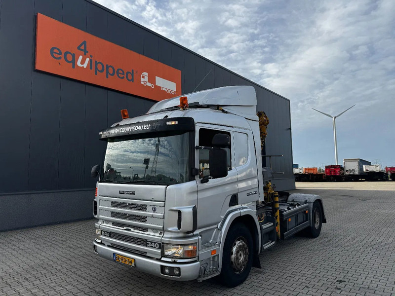 Scania P114-340 + HIAB 19-5 crane + remote / Euro-3 / 3 pedals / NL-truck / APK: 12-2025 - Autokran: das Bild 4 Scania P114-340 + HIAB 19-5 crane + remote / Euro-3 / 3 pedals / NL-truck / APK: 12-2025 - Autokran: das Bild 4