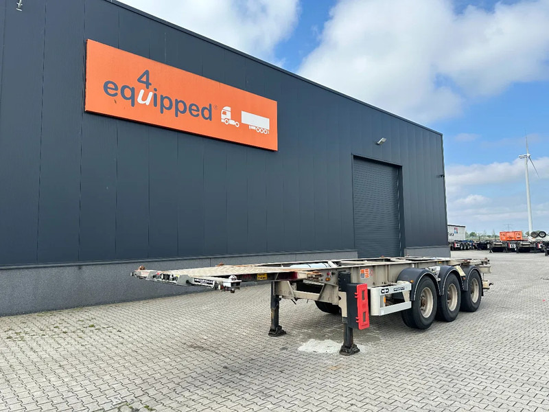 Van Hool 20FT/30FT, ADR (EX/II, EX/III, FL, AT), BPW + drum, ALCOA, galvanized, liftaxle, NL-Chassis - Container/ Wechselfahrgestell Auflieger: das Bild 1 Van Hool 20FT/30FT, ADR (EX/II, EX/III, FL, AT), BPW + drum, ALCOA, galvanized, liftaxle, NL-Chassis - Container/ Wechselfahrgestell Auflieger: das Bild 1