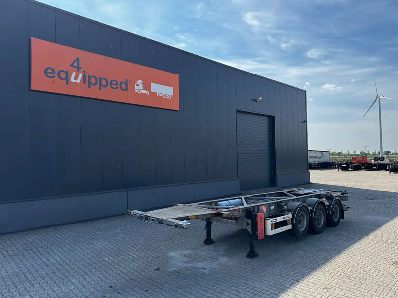 Van Hool 20FT/30FT, ADR (EX/II, EX/III, FL, OX, AT), BPW + drum, ALCOA, galvanized, liftaxle, NL-Chassis - Container/ Wechselfahrgestell Auflieger: das Bild 1 Van Hool 20FT/30FT, ADR (EX/II, EX/III, FL, OX, AT), BPW + drum, ALCOA, galvanized, liftaxle, NL-Chassis - Container/ Wechselfahrgestell Auflieger: das Bild 1