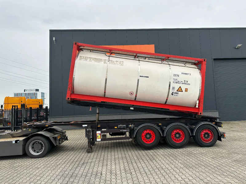 Van Hool 20FT Tipping-chassis, ADR (EX/II, EX/III, FL, AT), SAF + DISC, 2 liftaxles - Container/ Wechselfahrgestell Auflieger: das Bild 3 Van Hool 20FT Tipping-chassis, ADR (EX/II, EX/III, FL, AT), SAF + DISC, 2 liftaxles - Container/ Wechselfahrgestell Auflieger: das Bild 3