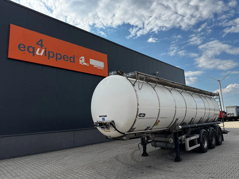 Van Hool FOOD / RVS chassis / empty weight 5.860kg / 29.500L / 1-COMP / 1 -BAFFLE / DISC / NL / APK - Tankauflieger: das Bild 1 Van Hool FOOD / RVS chassis / empty weight 5.860kg / 29.500L / 1-COMP / 1 -BAFFLE / DISC / NL / APK - Tankauflieger: das Bild 1