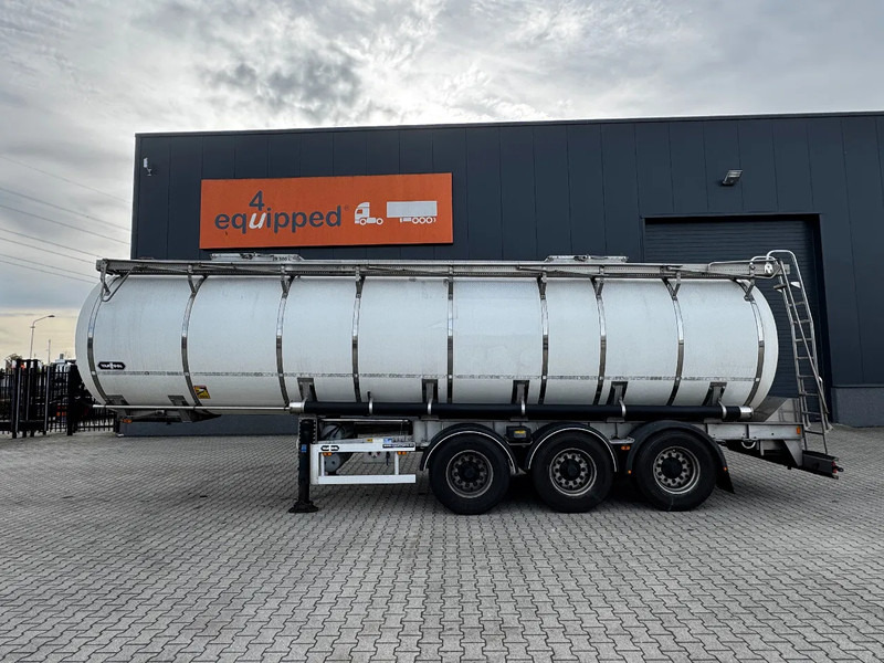Van Hool LEBENSMITTEL / RVS Rahmen / Leergewicht: 5.860kg / 29.500L / 1-Kammer+ 1 Schwallwand / Scheibebremse / NL / APK 02-2026 - Tankauflieger: das Bild 2 Van Hool LEBENSMITTEL / RVS Rahmen / Leergewicht: 5.860kg / 29.500L / 1-Kammer+ 1 Schwallwand / Scheibebremse / NL / APK 02-2026 - Tankauflieger: das Bild 2