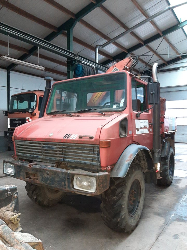 UNIMOG 1250 - Autokran: das Bild 1 UNIMOG 1250 - Autokran: das Bild 1