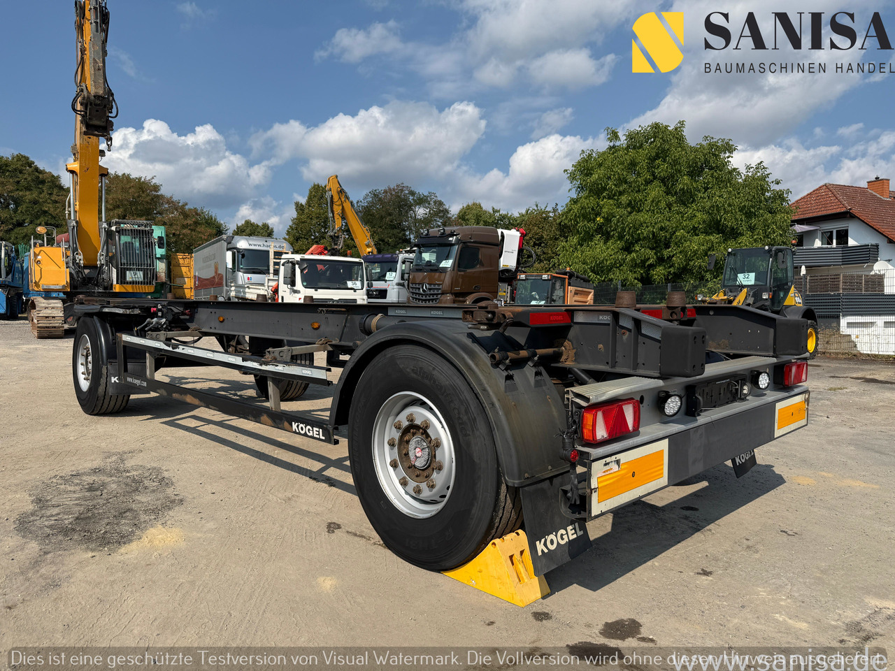 KÖGEL AW18/Wechselfahrgestell/BDF/Pneumatik - Fahrgestell Anhänger: das Bild 3 KÖGEL AW18/Wechselfahrgestell/BDF/Pneumatik - Fahrgestell Anhänger: das Bild 3