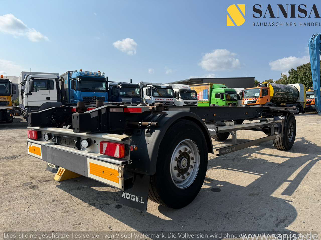 KÖGEL AW18/Wechselfahrgestell/BDF/Pneumatik - Fahrgestell Anhänger: das Bild 4 KÖGEL AW18/Wechselfahrgestell/BDF/Pneumatik - Fahrgestell Anhänger: das Bild 4